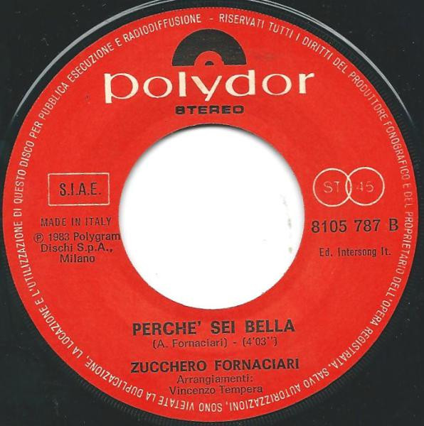 Zucchero - Nuvola | Polydor (8105 787) - 4