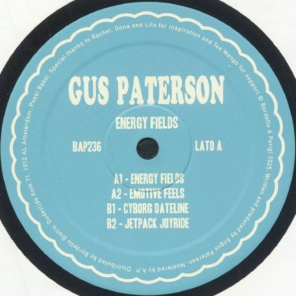 Gus Paterson - Energy Fields | Bordello A Parigi (BAP236) - 3