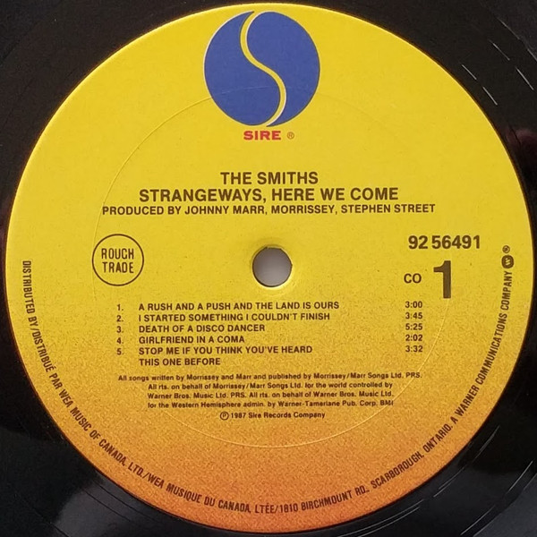 The Smiths - Strangeways, Here We Come | Sire (92 56491) - 3