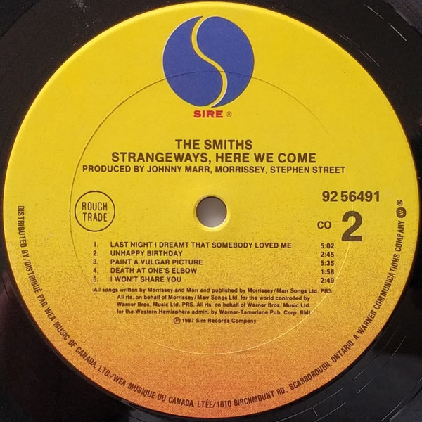 The Smiths - Strangeways, Here We Come | Sire (92 56491) - 4