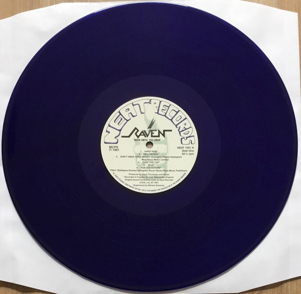 Raven - Rock Until You Drop - Vinilo Humo Azul Y Morado | Culture Factory (CFU9C5313) - 3 Raven - Rock Until You Drop - Vinilo Humo Azul Y Morado | Culture Factory (CFU9C5313) - 3