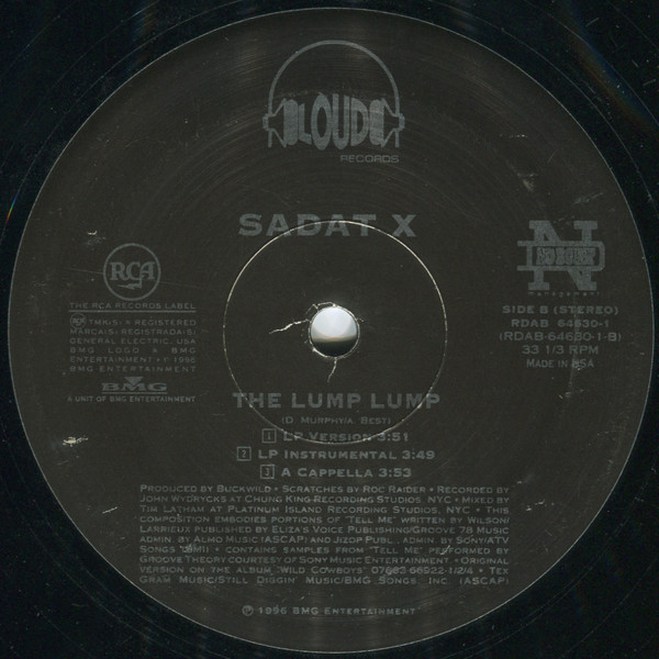 Sadat X - The Lump Lump | Loud Records (RDAB-64630-1) - 2