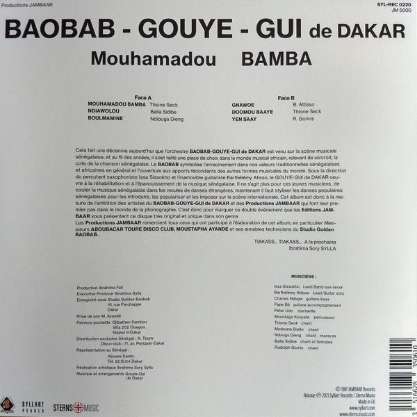 Orchestra Baobab - Mouhamadou Bamba | Syllart Records (SYL-REC 0220) - 2 Orchestra Baobab - Mouhamadou Bamba | Syllart Records (SYL-REC 0220) - 2