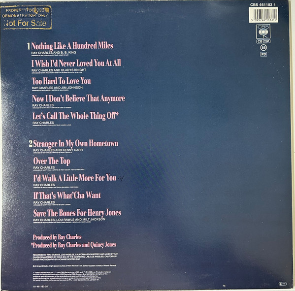 Ray Charles - Just Between Us | CBS (461183 1) - 2