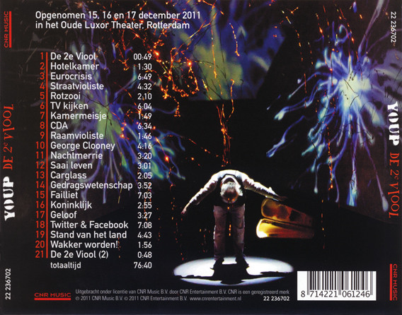 Youp van 't Hek & Emmy Verhey - Oudejaars Conférence 2011 - De 2e Viool | CNR Music (22 236702) - 2