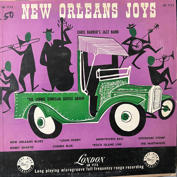 Chris Barber's Jazz Band And Lonnie Donegan's Skiffle Group - New Orleans Joys | London Records (LB 1113) - main