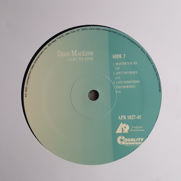 Doug MacLeod With Special Guest Charlie Musselwhite - Come To Find | Analogue Productions (APB 1027-45) - 4