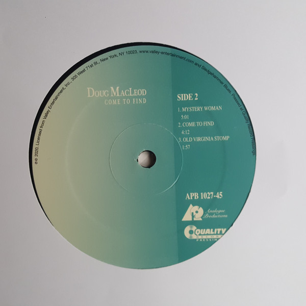 Doug MacLeod With Special Guest Charlie Musselwhite - Come To Find | Analogue Productions (APB 1027-45) - 3