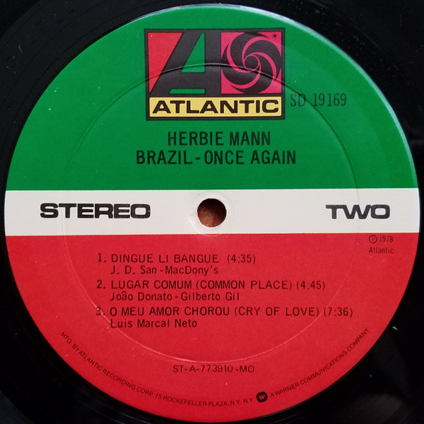 Herbie Mann - Brazil - Once Again | Atlantic (SD 19169) - 4