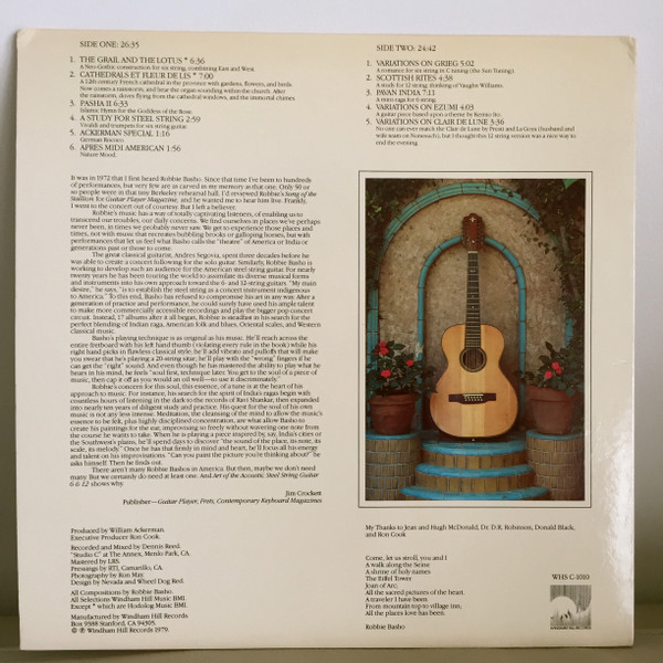Robbie Basho - Art Of The Acoustic Steel String Guitar 6 & 12 | Windham Hill Records (WHS C-1010) - 2 Robbie Basho - Art Of The Acoustic Steel String Guitar 6 & 12 | Windham Hill Records (WHS C-1010) - 2