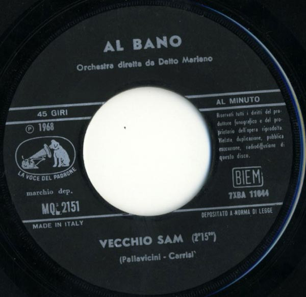Al Bano Carrisi - Mattino | La Voce Del Padrone (MQ 2151) - 4