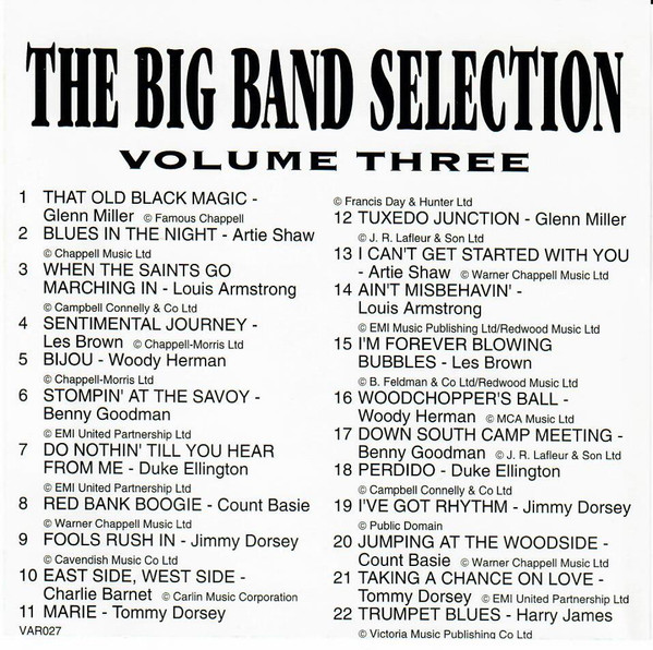 Various - The Big Band Selection - Volume Three | Tring (VAR027) - 2 Various - The Big Band Selection - Volume Three | Tring (VAR027) - 2
