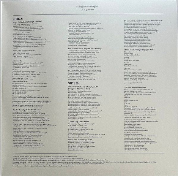 Los Campesinos! - We Are Beautiful, We Are Doomed | Arts & Crafts (RR013) - 5 Los Campesinos! - We Are Beautiful, We Are Doomed | Arts & Crafts (RR013) - 5