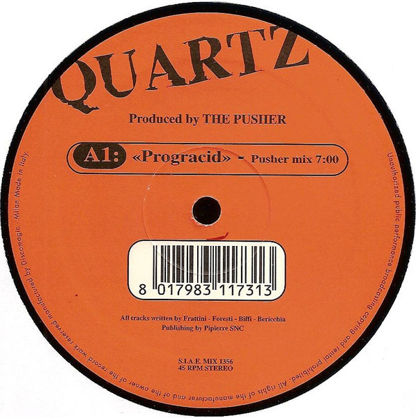 The Quartz Project - Progracid | Discomagic Records (MIX 1356) - main