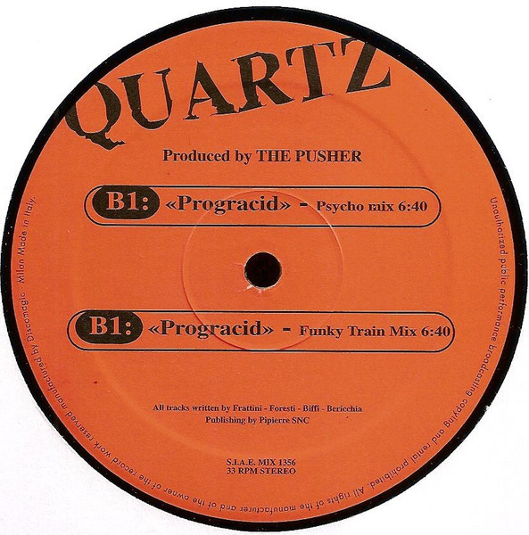 The Quartz Project - Progracid | Discomagic Records (MIX 1356) - 2