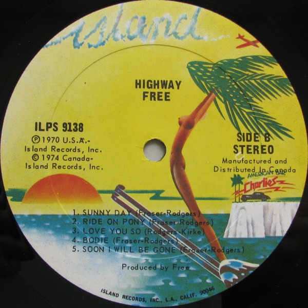 Free - Highway | Island Records (ILPS 9138) - 4 Free - Highway | Island Records (ILPS 9138) - 4