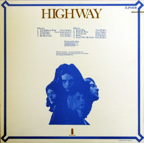 Free - Highway | Island Records (ILPS 9138) - 2 Free - Highway | Island Records (ILPS 9138) - 2