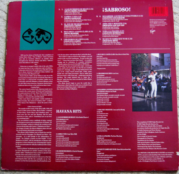 Various - Sabroso! (Havana Hits) | Earthworks (EWV 11) - 2 Various - Sabroso! (Havana Hits) | Earthworks (EWV 11) - 2