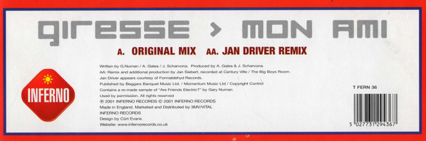 Giresse - Mon Ami | Inferno (T FERN 36)