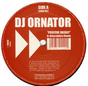 DJ Ornator - Positive Energy | Lengo Records (LENGO 002) - 2 DJ Ornator - Positive Energy | Lengo Records (LENGO 002) - 2