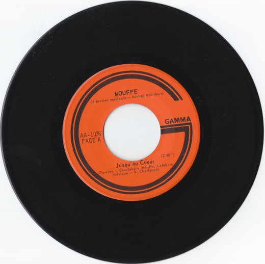 Mouffe Et Robert Charlebois - Jusqu'au Coeur | Gamma (AA1036) - 3