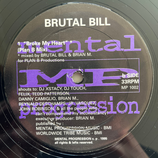 Brutal Bill - Get Up And, Turn It Up | Mental Progression (MP 1002) - 2 Brutal Bill - Get Up And, Turn It Up | Mental Progression (MP 1002) - 2