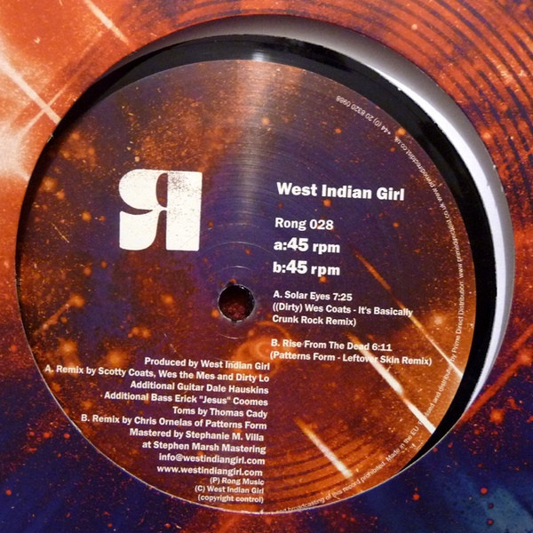 West Indian Girl - Solar Eyes | Rong Music (Rong 028) - main West Indian Girl - Solar Eyes | Rong Music (Rong 028) - main