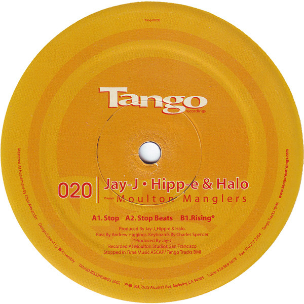 Jay-J , Hipp-E & Halo presents Moulton Manglers - Stop / Rising | Tango Recordings (tango020) - 4