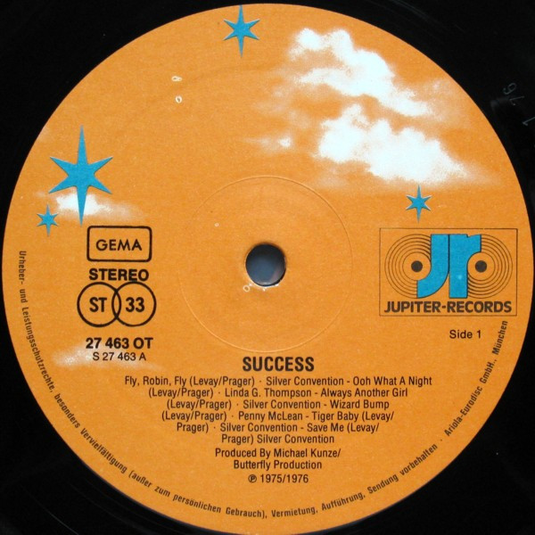 Silver Convention / Penny McLean / Ramona Wulf / Linda G. Thompson - Success | Jupiter Records (27 463 OT)