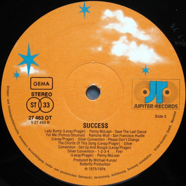 Silver Convention / Penny McLean / Ramona Wulf / Linda G. Thompson - Success | Jupiter Records (27 463 OT) - 4 Silver Convention / Penny McLean / Ramona Wulf / Linda G. Thompson - Success | Jupiter Records (27 463 OT) - 4