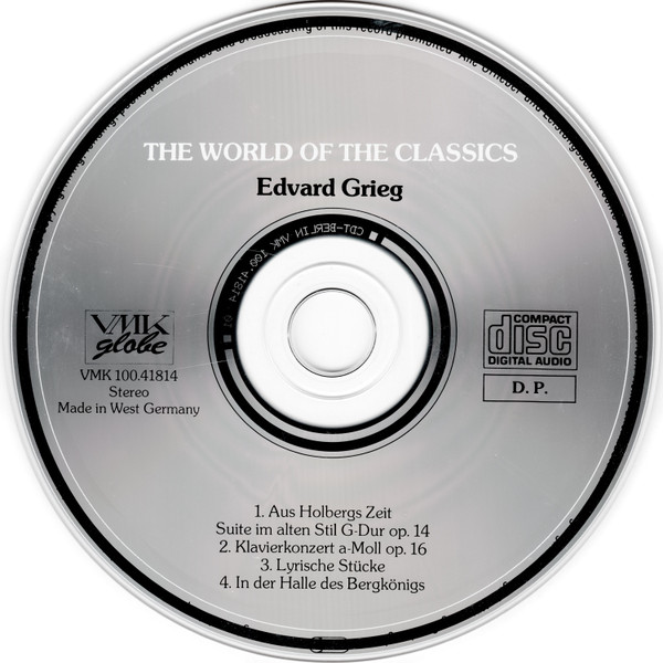 Edvard Grieg - Edvard Grieg | VMK Globe (100.41814) - 3 Edvard Grieg - Edvard Grieg | VMK Globe (100.41814) - 3