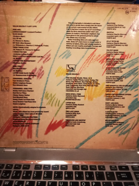 Billie Holiday - Lady Love | Liberty (LUS - 11C 076 - 83126) - 2