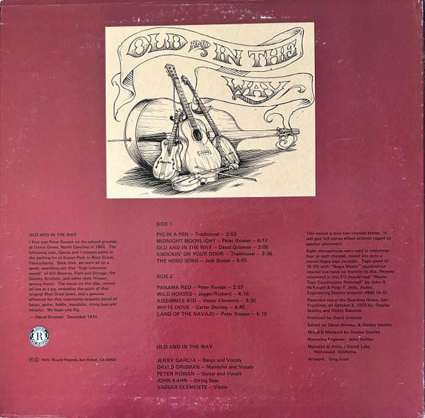 Old & In The Way - Old & In The Way | Round Records (RX 103) - 2 Old & In The Way - Old & In The Way | Round Records (RX 103) - 2