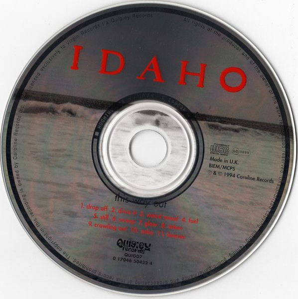 Idaho - This Way Out | Quigley Records (QUIGD7) - 4 Idaho - This Way Out | Quigley Records (QUIGD7) - 4