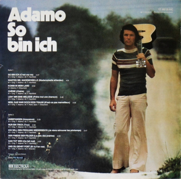 Adamo - So Bin Ich | HÖR ZU (1C 062-29 616) - 2 Adamo - So Bin Ich | HÖR ZU (1C 062-29 616) - 2