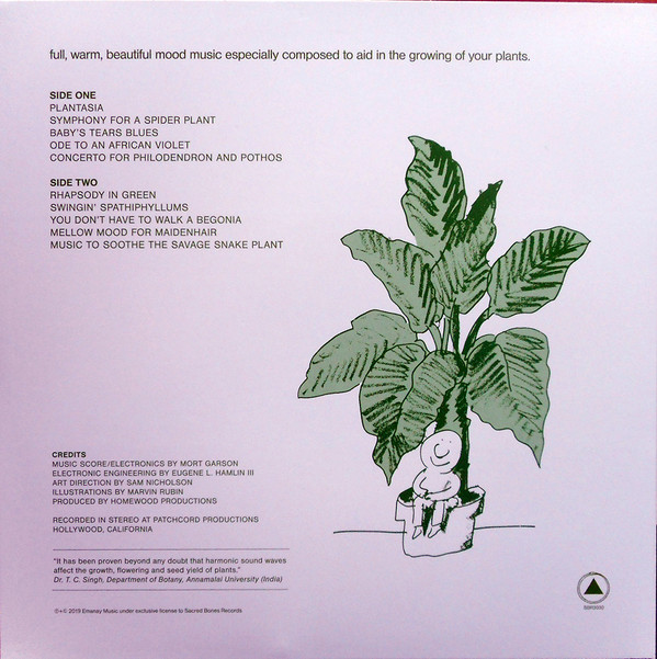 Mort Garson - Mother Earth's Plantasia | Sacred Bones Records (SBR3030) - 2 Mort Garson - Mother Earth's Plantasia | Sacred Bones Records (SBR3030) - 2