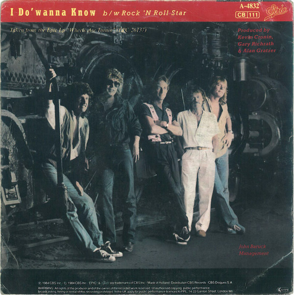 Reo Speedwagon - I Do' Wanna Know | Epic (A-4832)