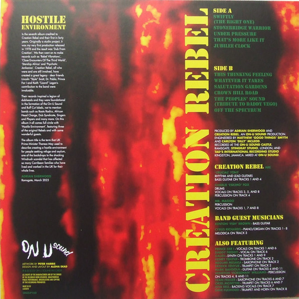 Creation Rebel - Hostile Environment | On-U Sound (ONULP160) - 3