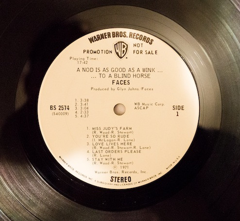 Faces - A Nod Is As Good As A Wink...To A Blind Horse | Warner Bros. Records (BS 2574) - 2