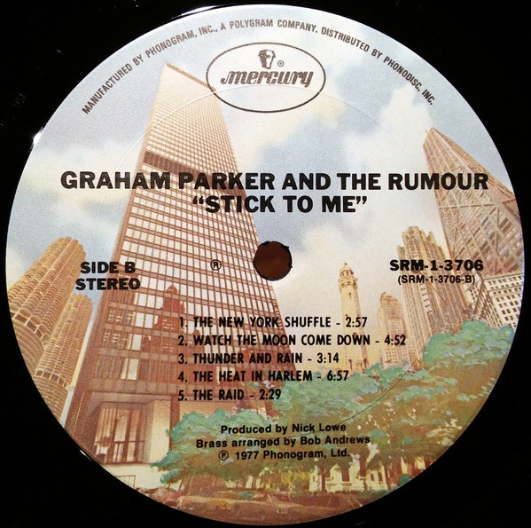 Graham Parker And The Rumour - Stick To Me | Mercury (SRM-1-3706) - 4 Graham Parker And The Rumour - Stick To Me | Mercury (SRM-1-3706) - 4