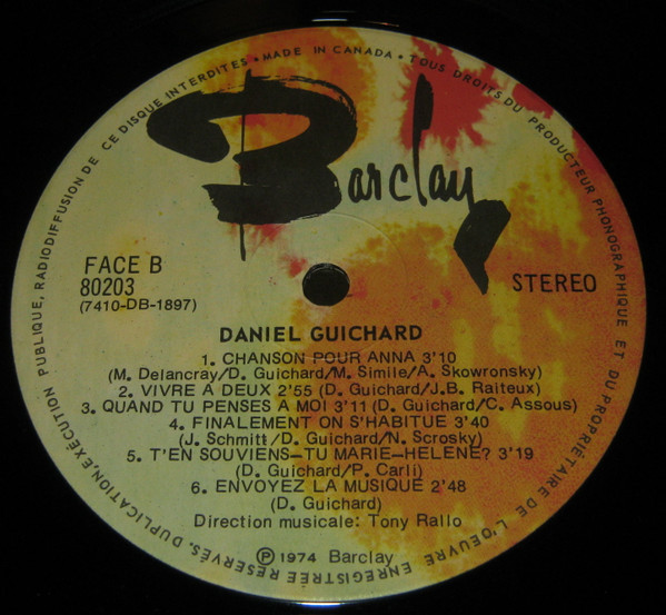 Daniel Guichard - Daniel Guichard | Barclay (80203) - 4