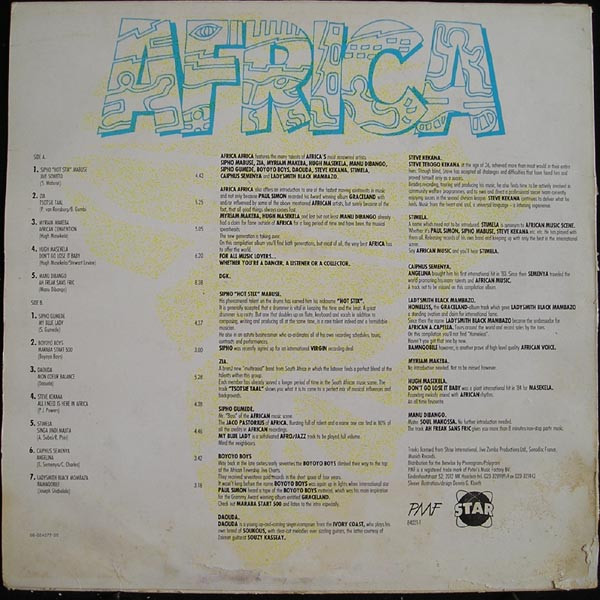 Various - Africa Africa | Star Records (84021-1) - 2 Various - Africa Africa | Star Records (84021-1) - 2