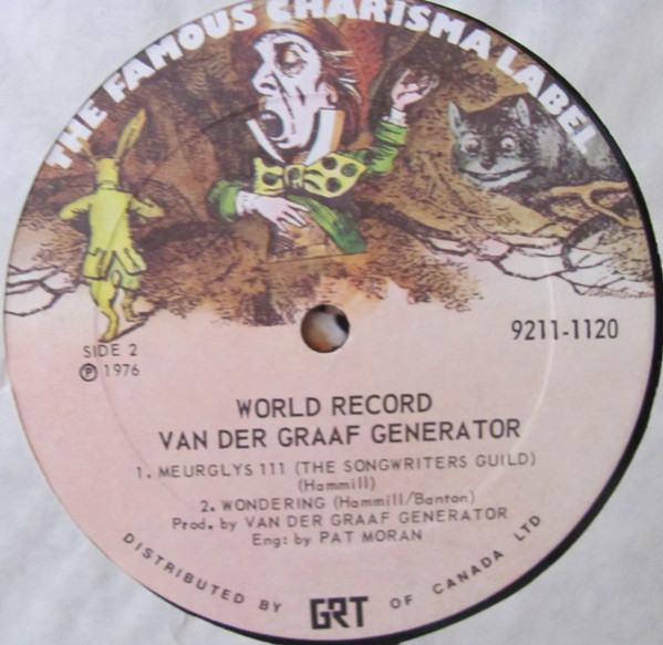 Van Der Graaf Generator - World Record | Charisma (9211-1120) - 4