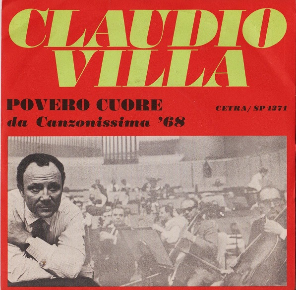 Claudio Villa - Povero Cuore | Cetra (SP 1371)