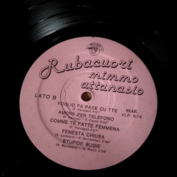 Mimmo Attanasio - Rubacuori Vol. II | M.E.A. Sud (VLP 674) - 3