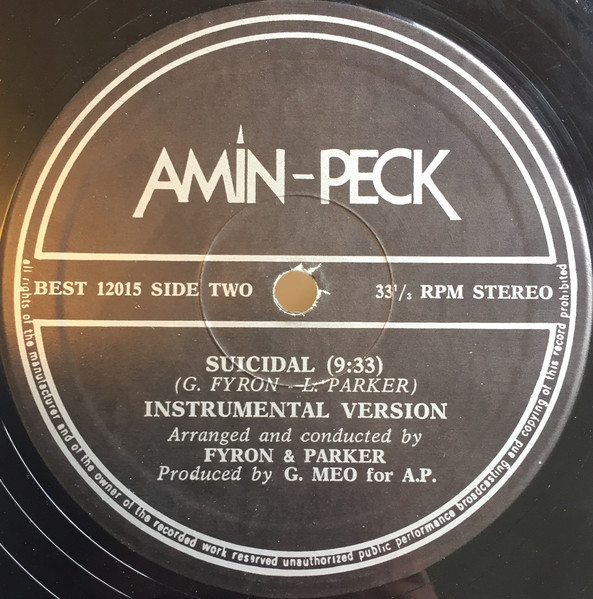 Amin-Peck - Suicidal | Best Record (BEST 12015) - 4 Amin-Peck - Suicidal | Best Record (BEST 12015) - 4