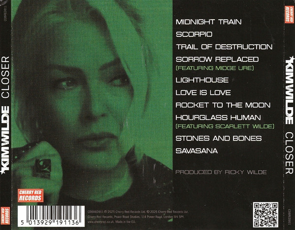 Kim Wilde - Closer CD | Cherry Red (CDBRED911) - 2