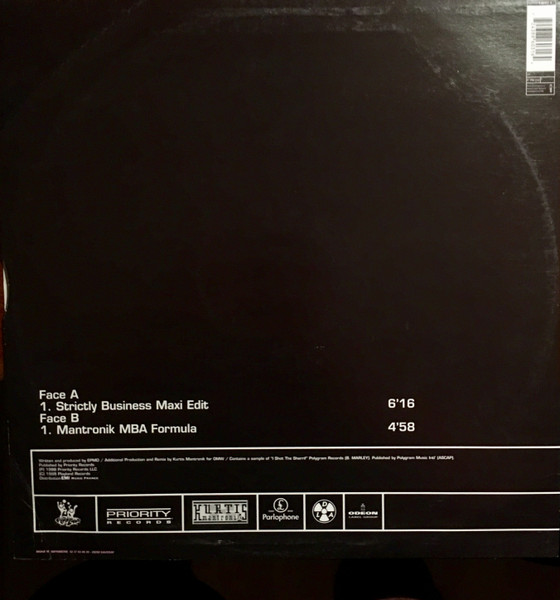 Kurtis Mantronik Vs EPMD - Strictly Business | Parlophone (7243 886031 6) - 2 Kurtis Mantronik Vs EPMD - Strictly Business | Parlophone (7243 886031 6) - 2
