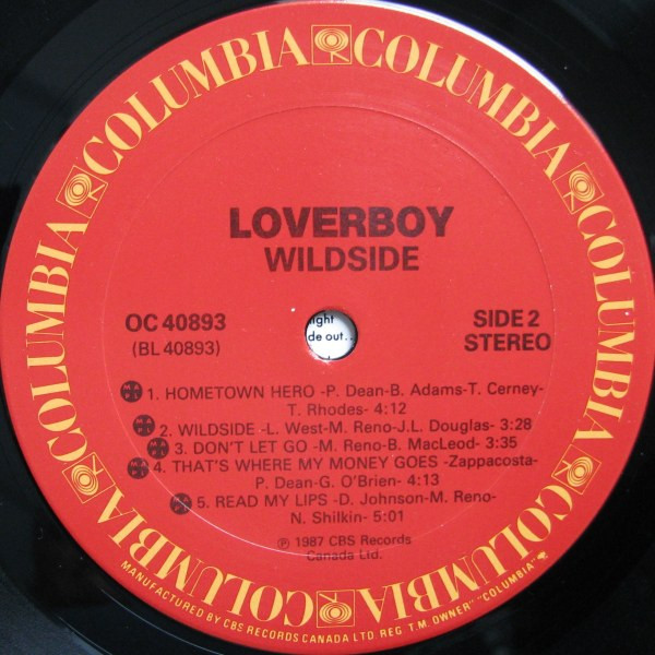 Loverboy - Wildside | Columbia (OC 40893) - 4