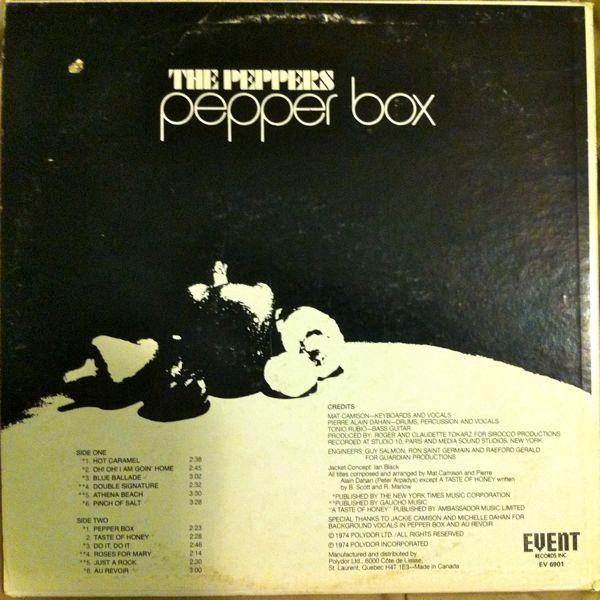 The Peppers - Pepper Box | Event Records Inc. (EV 6901) - 2